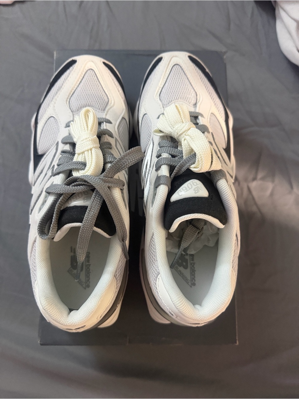 New Balance Women’s Sneakers in White, Gray, and Black shoes